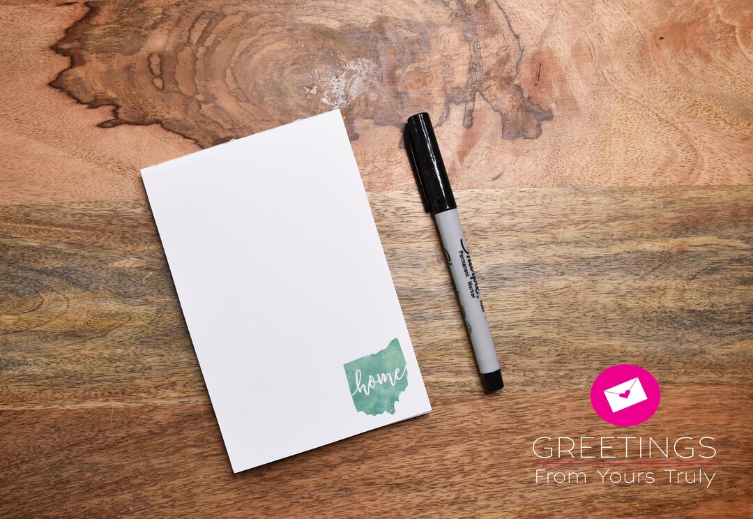 Ohio Notepad, Ohio Home, to Do List, Teacher Gift, Valentines Day Gift