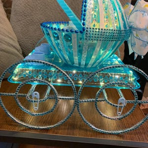 Baby Carriage Centerpiece