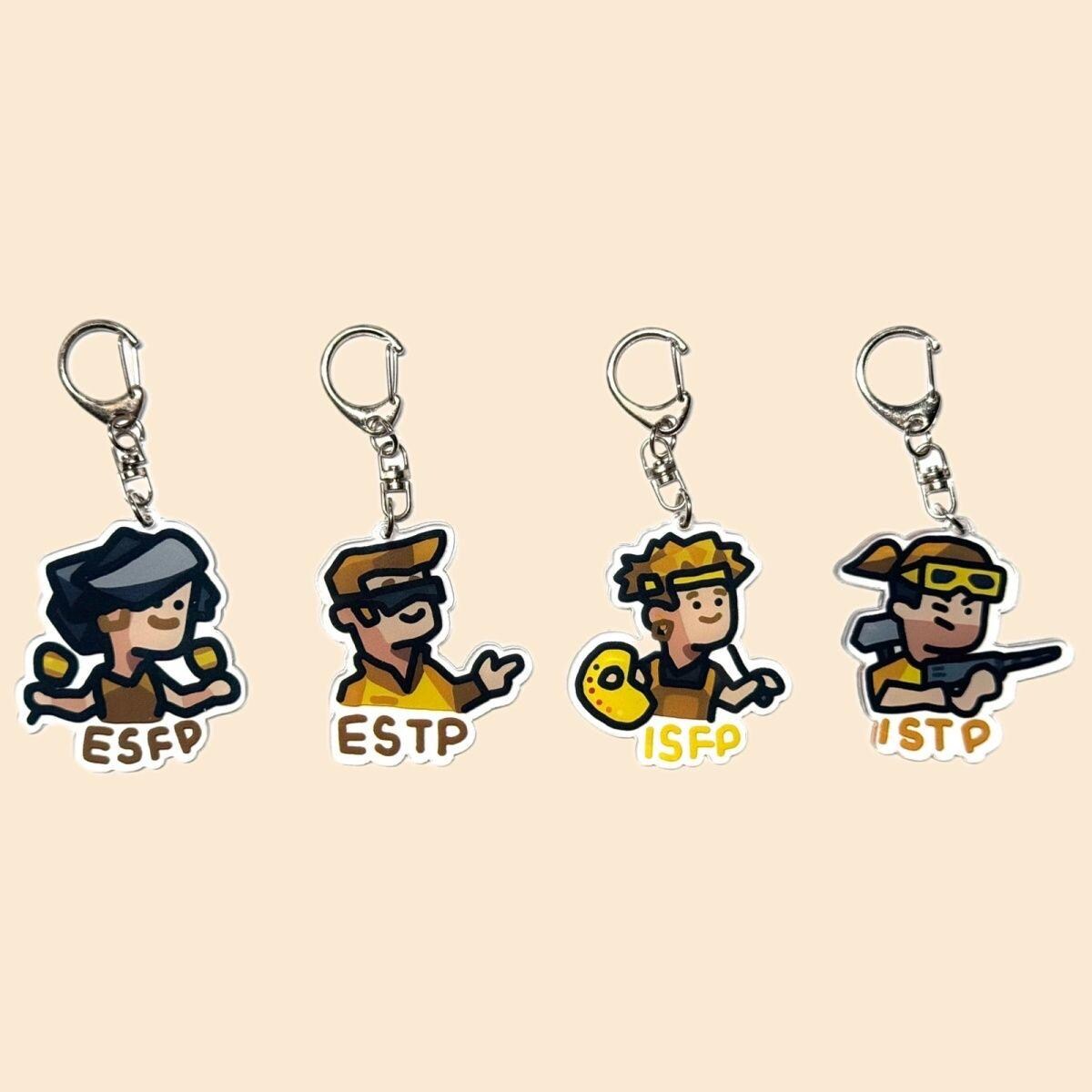 Meet Your MBTI Match – Adorably Quirky Personality Keychains! - Etsy