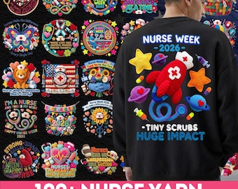Faux Yarn Nurse Png Bundle, 100 PNG I'm A Nurse, Coquette Nurse Png Bundle, Nurse Weeks Png, Nurse Appreciation Png, Nurse Life Png