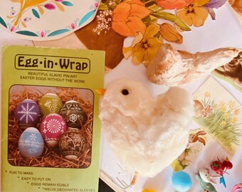 Vintage Easter Supplies, Easter Decor,  Vintage Ephemera Pack, Easter Junk Journal