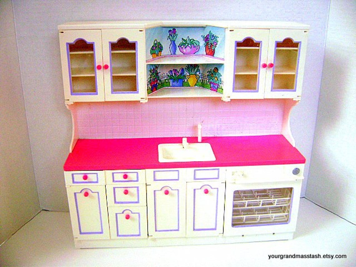 VINTAGE Tyco Kitchen Littles Kitchen Sink Playset Barbie Doll Etsy