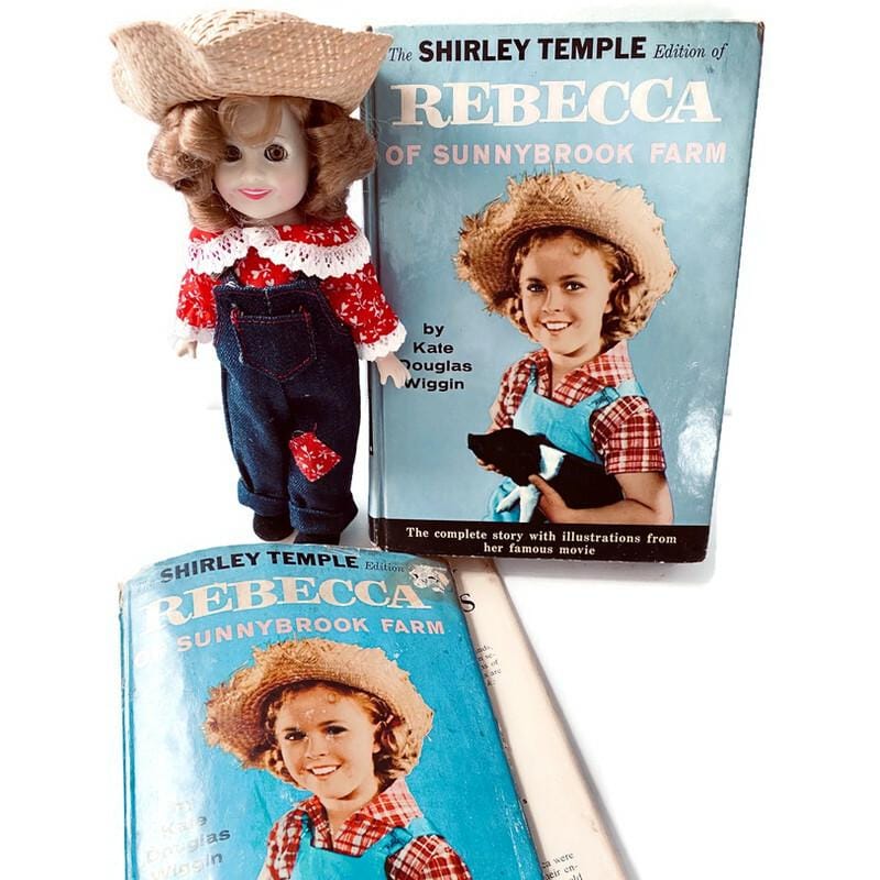 Vintage Shirley Temple Rebecca Doll Book Set