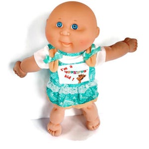 Vintage 1980s Cabbage Patch Kid Doll | “I’m a Toys R Us Kid” Shirt | Original Birth Certificate & Adoption Papers |Retro 80s Toy Collectible