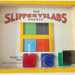 Vintage Dexterity Puzzles made in England, 1930s era, Price is for ONE Slipperyslabs
