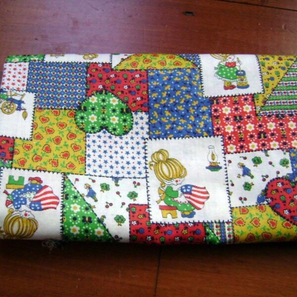 Vintage Holly Hobbie Fabric, Never Used, Quilt Design