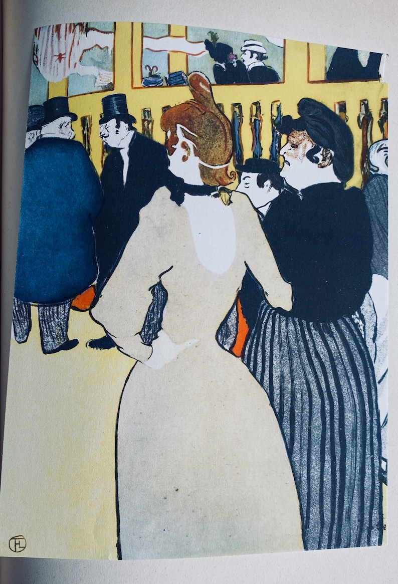 soft cover Gallery of Art Series Toulouse Lautrec Lithographies and Drawings