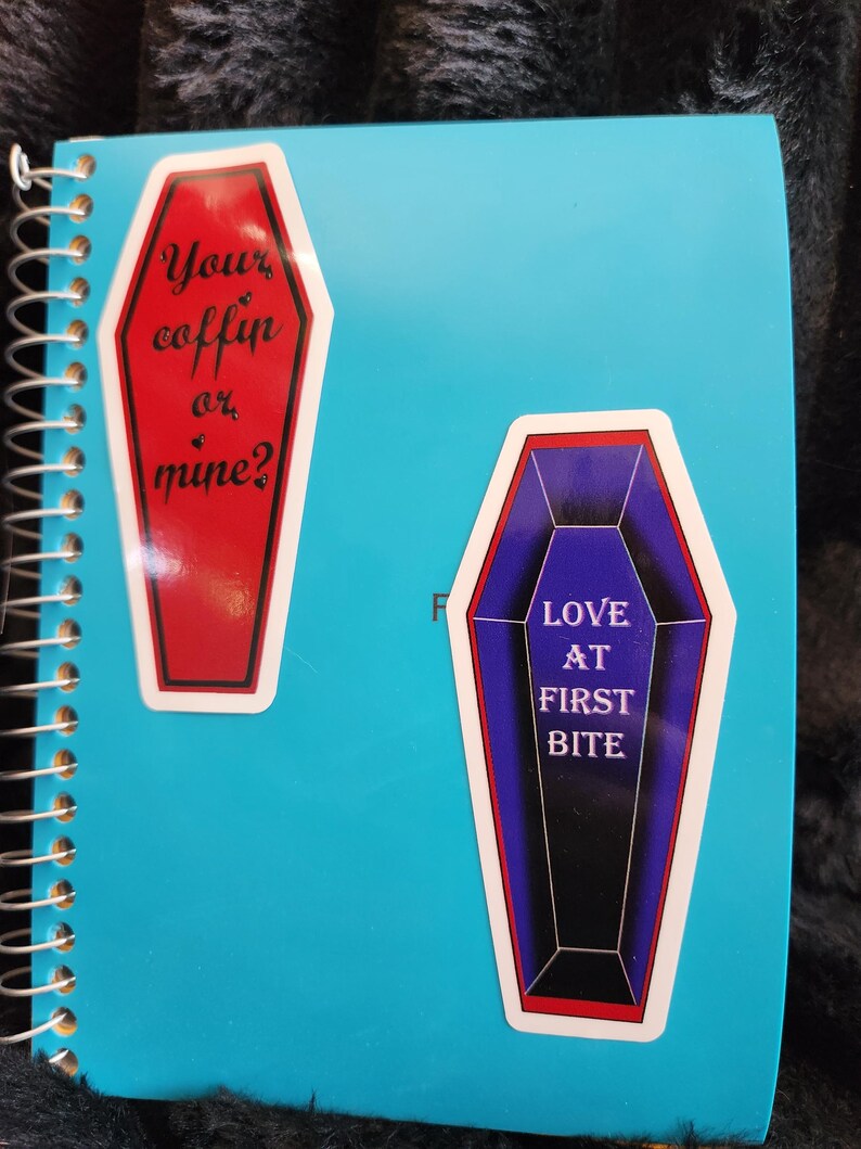 Coffing Sticker Your Coffin or Mine? Coffin Sticker - Etsy