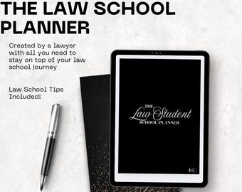 The Ultimate Law School Planner - Designed by a Lawyer, for Law Students!