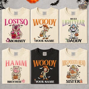 Toy Story Characters Shirt, Toy Story Mummy Shirt, Halloween Shirt, Group Matching Shirt, Spooky Season Shirt, Mummy Costume Shirt