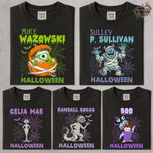 Trick Or Treat Shirt, Monsters Incs Halloween Shirt, Halloween Shirt, Group Matching Shirt, Spider Web Shirt, Monsters University Shirt