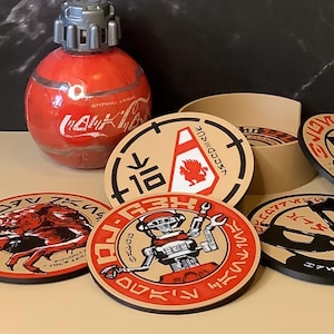 Oga's Cantina Coasters (Set of 6) - 3D Printed