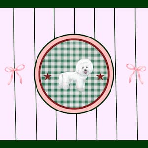 Jeu de cartes de correspondance personnalisées Bichon Frise - Jeu de 10 avec enveloppes A2