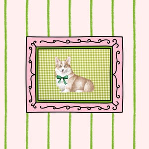 Personalisierte Corgis Karte im 10er Set - Umschläge inklusive