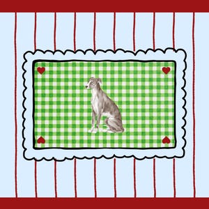 Greyhound Personalized Notecard Set of 10 – Envelopes Included