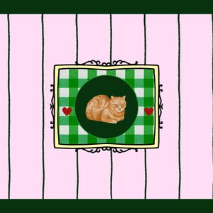 Orange Tabby Notitiekaarten - aanpasbare set van 10, met enveloppen