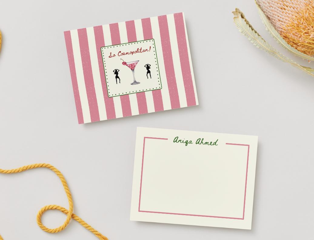 Cosmopolitan Notecards – Set of 10