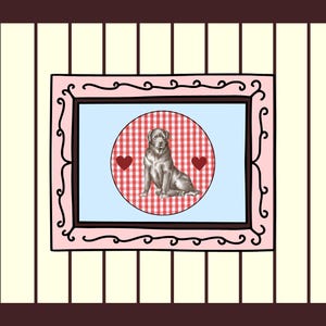 Cartes de correspondance personnalisées Chocolate Lab - Lot de 10 avec enveloppes incluses