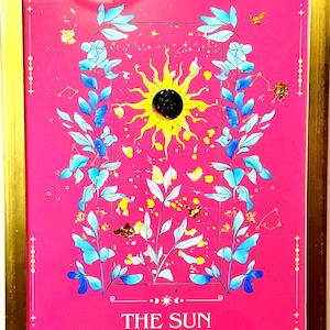 Machen Sie einen Spaziergang in der Sonne-Wand-Dekor | Gerahmte Kunst, Blumen Wandkunst, Sommer Kunstdruck, Versandfertig