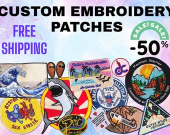 Écussons de broderie personnalisés : thermocollants, velcro, insignes à coudre