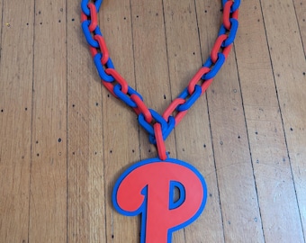 Phillies oversized rally chain - red and blue