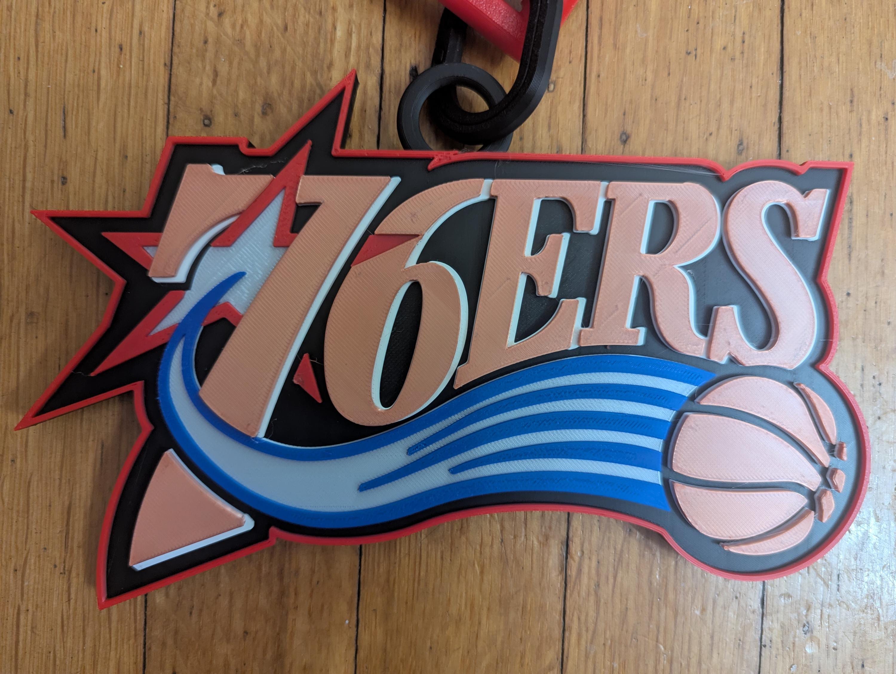 Philadelphia 76ers Iron-On Patch – Official NBA Basketball Team Logo