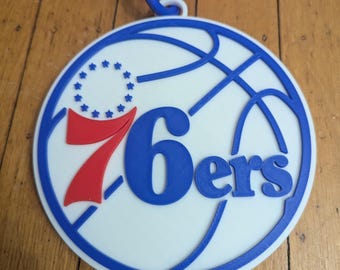 Philadelphia 76ers red, white, and blue oversized rally chain