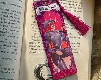 Chappell Roan Medieval Knight (Joan of Arc) Art Nouveau Inspired Matte Tassel Bookmark
