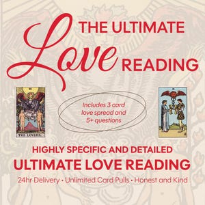 ULTIMATIVE LIEBE LESEN | Hochdetaillierte Tarot-Lesung | Unbegrenzte Karte zieht | Fragen Sie 5 oder mehr Fragen über Ihr Liebesleben