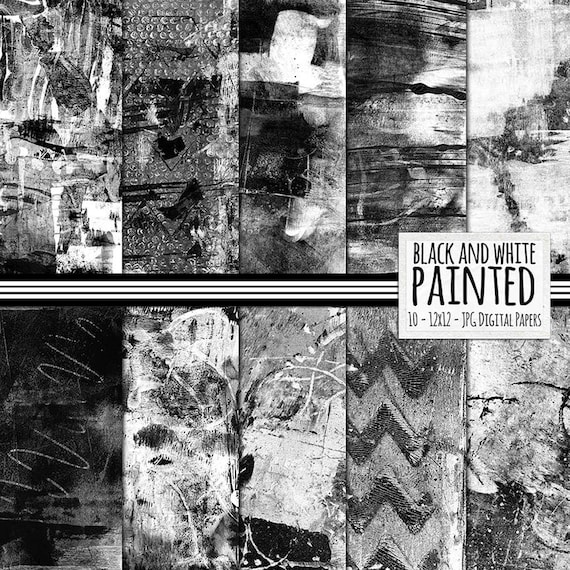 Black Paint Splatter Texture