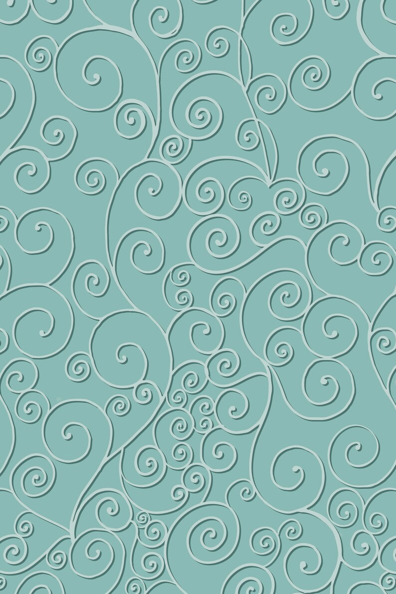 May include: A seamless pattern with a light blue background and white swirls. The swirls are arranged in a random pattern and create a sense of movement.