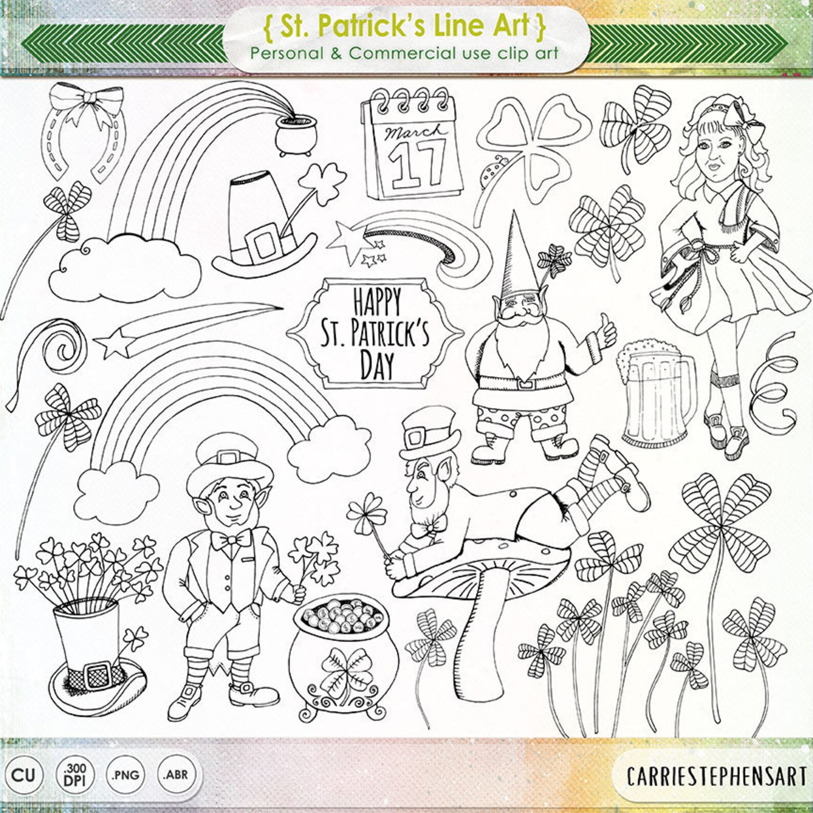 st patricks day digital art