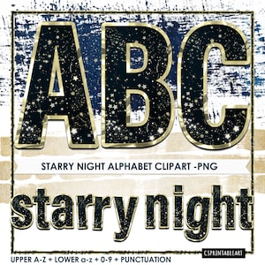 Space Alpha ClipArt, letras del alfabeto imprimibles para imprimir en cartulina y recortar para carteles, tablones de anuncios o pancartas de fiestas