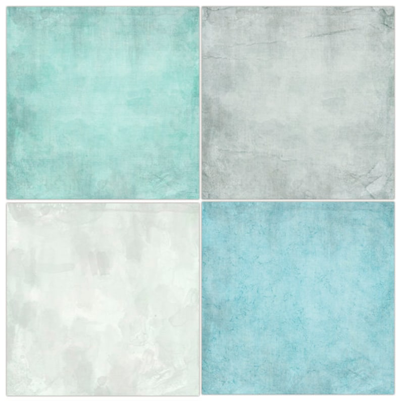 Puede incluir: Un collage digital de cuatro cuadrados texturados en tonos de azul y gris. El cuadrado superior izquierdo es de color azul claro con un sutil patr&oacute;n horizontal. El cuadrado superior derecho es de color gris claro con una textura rugosa. El cuadrado inferior izquierdo es de color gris claro con una textura similar a la acuarela. El cuadrado inferior derecho es de color azul claro con una textura fina y moteada.