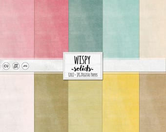 Baby Soft Pastel Digital Paper, Solid Textured Digital Card Stock, Printable Background Paper Pack, Instant Download JPG Design, Sweet