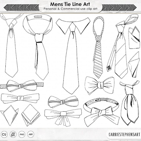 Buy Fathers Day Clipart, Mens Tie Line Art, Digital Illustrations for Dad,  Grandpa, Uncle, Instant Download Digital Graphics Online in India 