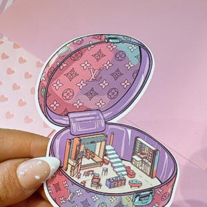 Designer Polly Pocket Sticker