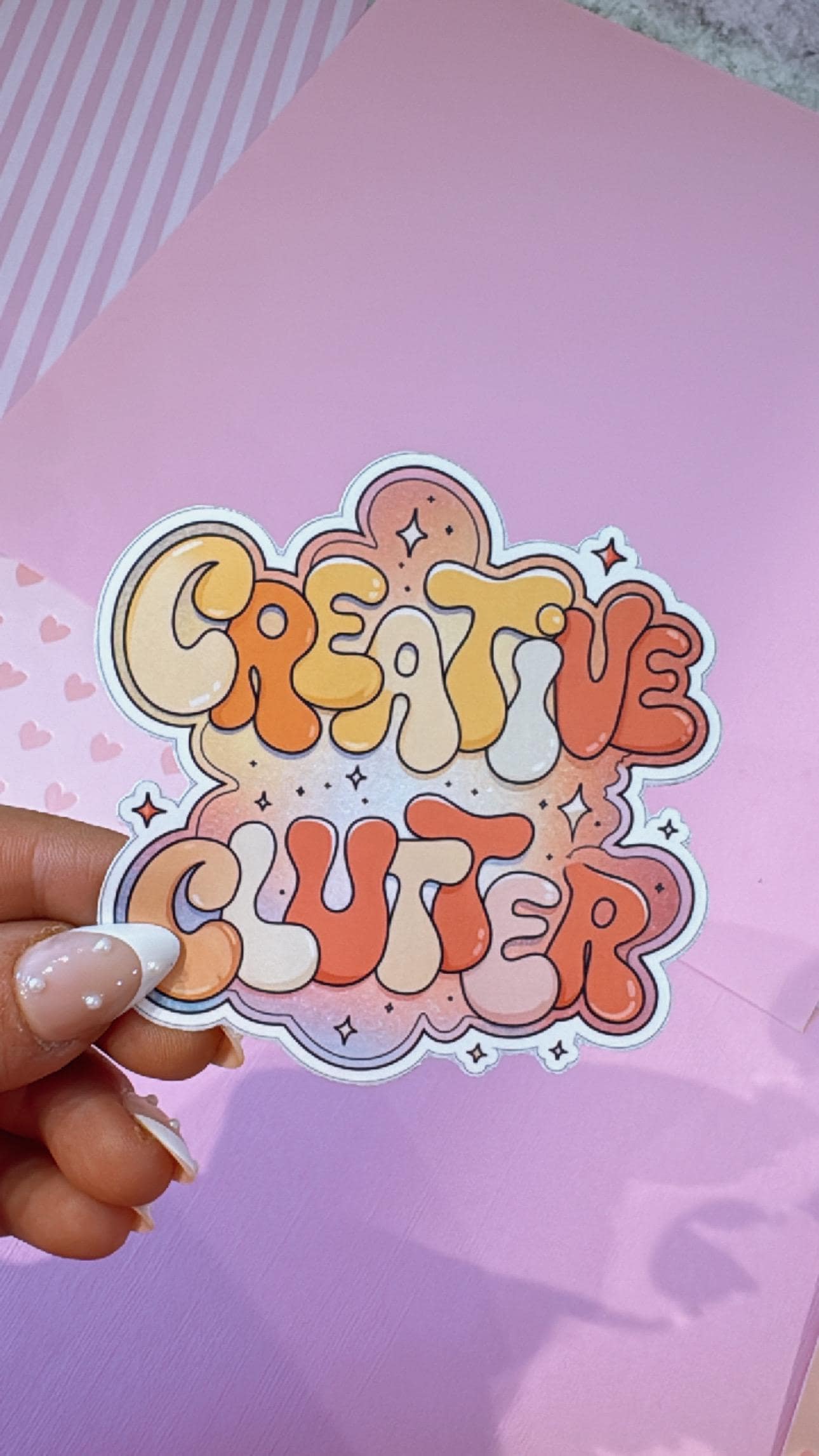 Creative Clutter Retro Sticker - Etsy