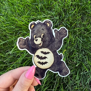 Halloween Vintage Care Bear Sticker