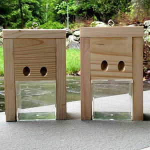 Modern-style Upcycled Carpenter Bee Traps