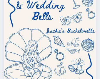 Itinéraire EVJF : coquillages et cloches de mariage