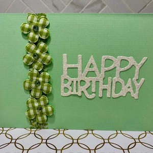 3D Floral Happy Birthday Cards, 3D Butterfly & Flowers, Sparkle Card, Unique Handmade Gifts, Artisan Birthday Card, Any Occasion Card Design