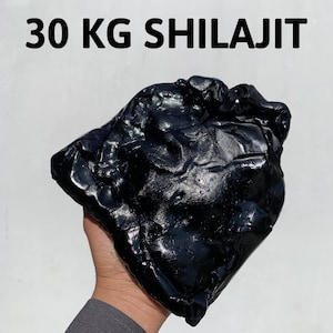 Pure 100% Himalayan Shilajit Wholesale Soft Resin, Organic, Extremely Potent, Fulvic Acid 45 to 70 Days Sundried Organic Shilajit Bulk 30 KG