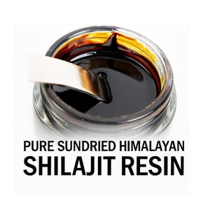 Pure 100% Himalayan Shilajit Soft Resin, Organic, Extremely Potent, Fulvic Acid 45 to 70 Days Sundried Lab Tested Organic Shilajit 5 Grams