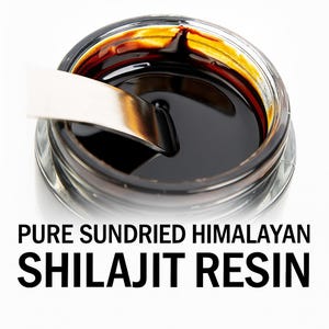 Pure 100% Himalayan Shilajit Soft Resin, Organic, Extremely Potent, Fulvic Acid 45 Days Sundried Lab Tested Organic Shilajit, Gift for Him