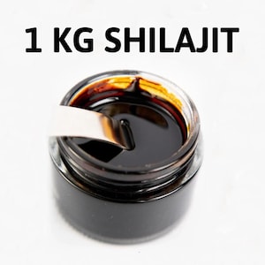 Sundried Pure 100% Himalayan Shilajit, Soft Resin, Organic, Extremely Potent, Fulvic Acid, Humic acid, Lab Tested, 84+ Minerals, 1 Kilogram