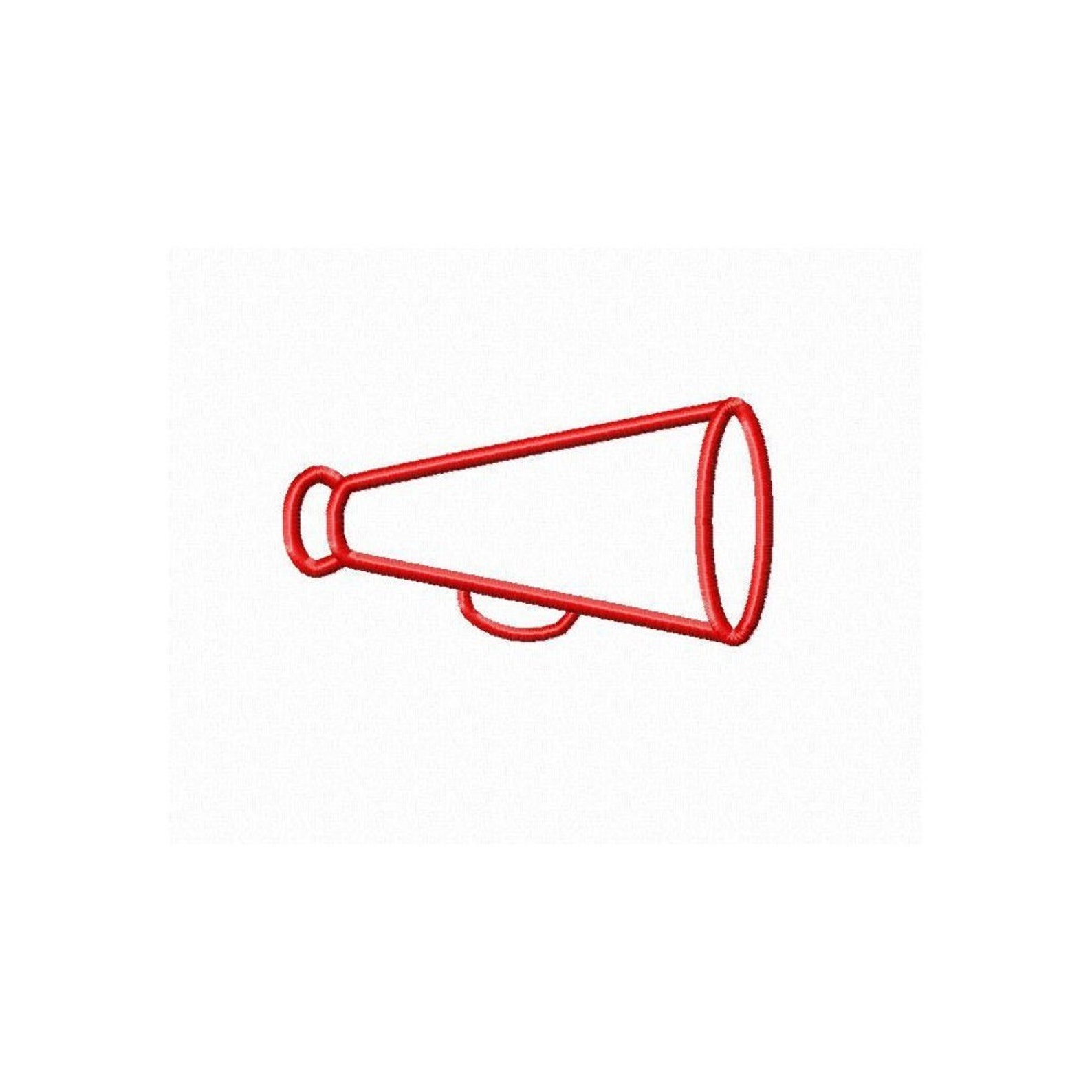 Instant Download Megaphone Embroidery Machine Applique Design Etsy