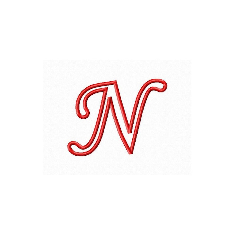 Instant download cursive alphabet embroidery machine applique  etsy