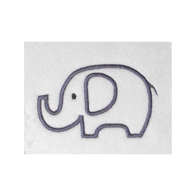 Instant Download Elephant Embroidery Machine Applique Etsy