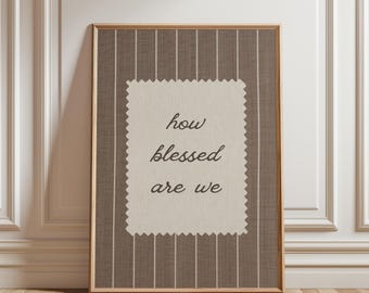 Zitat Wandkunst: How Blued Are We, Cottage Kern druckbare Kunst (Digitaler Download)